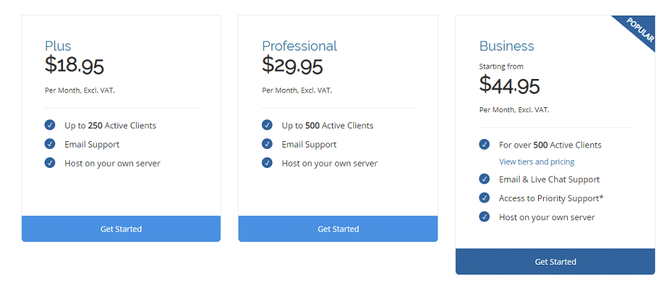 whmcs pricing