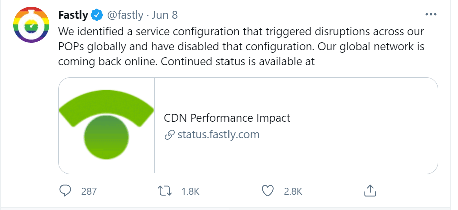 Internet Outage