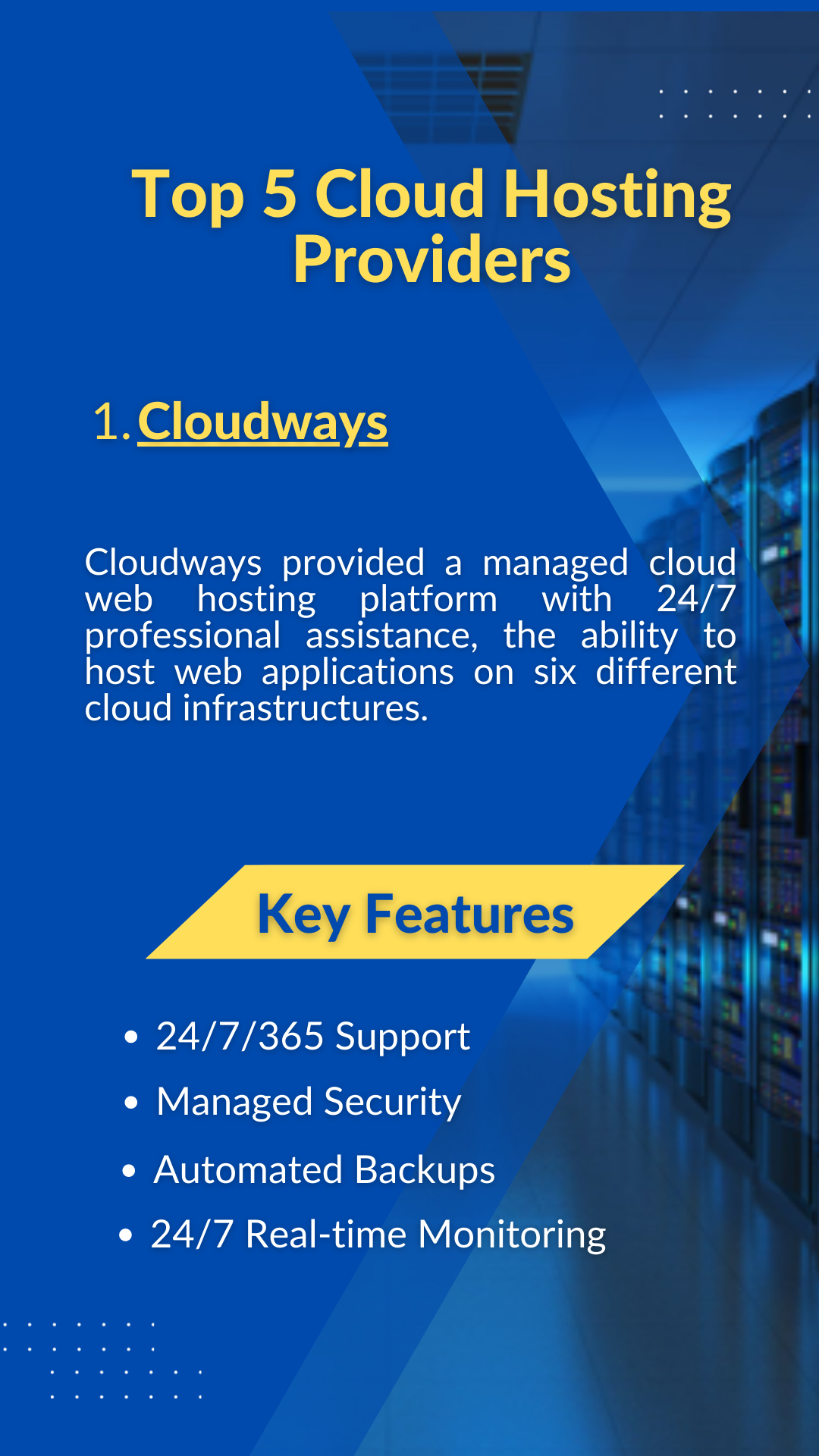 Top 5 Best Cloud Hosting Providers & Services For 2023 - Hostingseekers