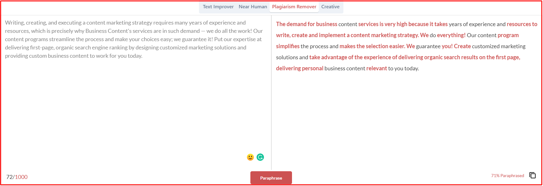 paraphrasing free tool