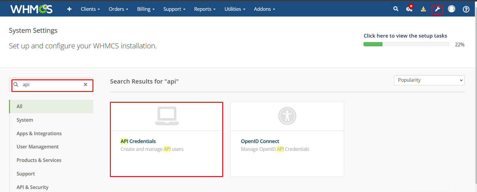 HostingSeekers WHMCS Module