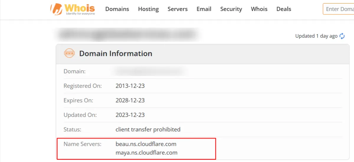 website is hosted