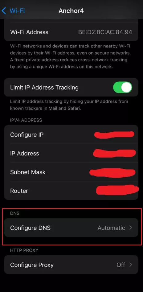 enabled Content & Privacy Restrictions