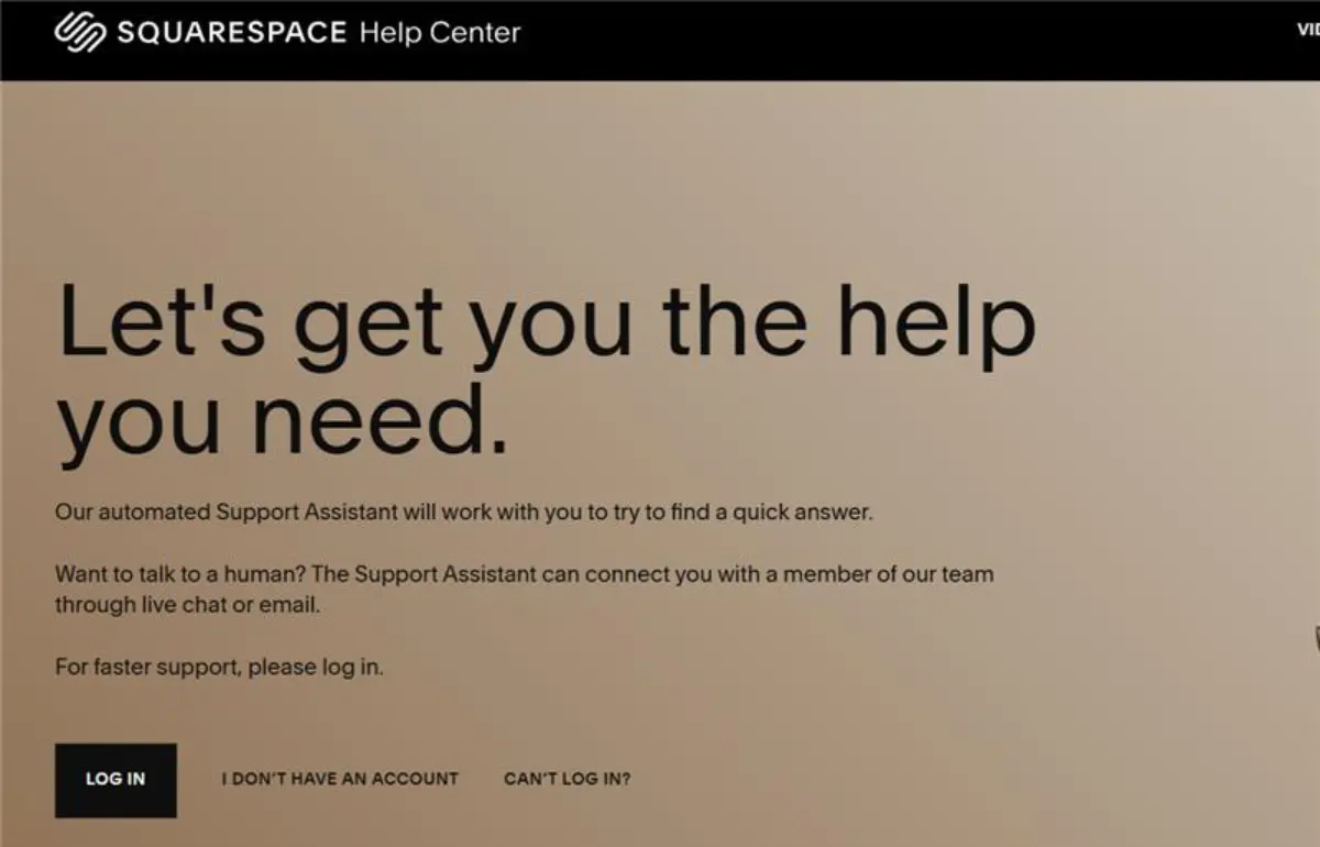 Ways to Contact Squarespace