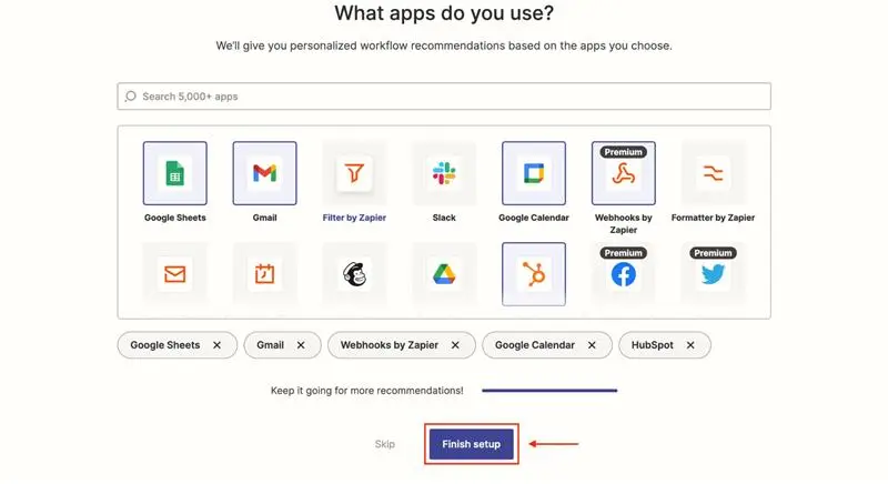 Create Your Zapier Account 
