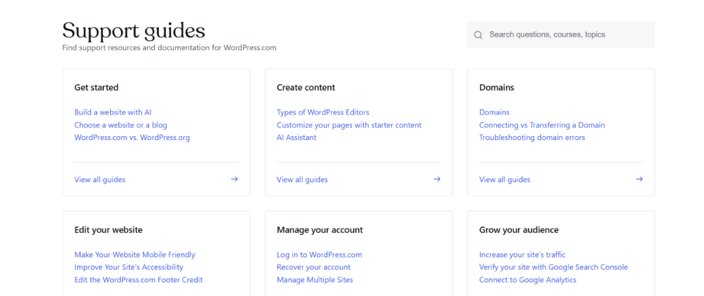 Google Sites vs WordPress: Support website bulider
