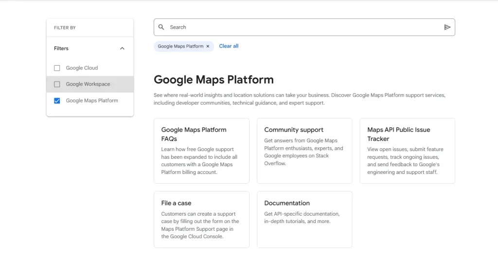 Google Maps Platform