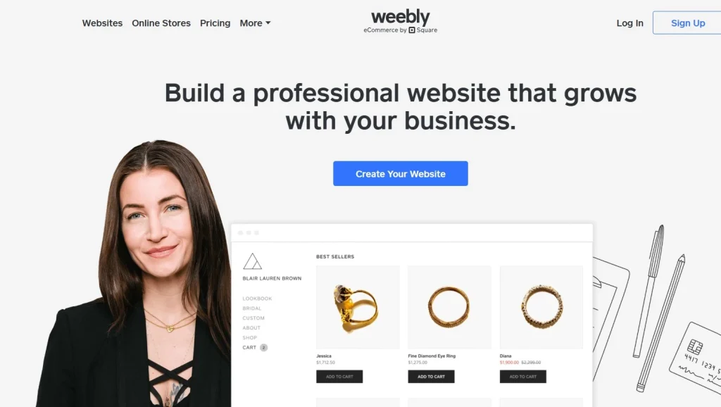 website of Weebly