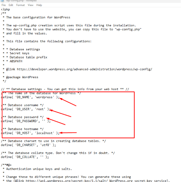 folder in htdocs