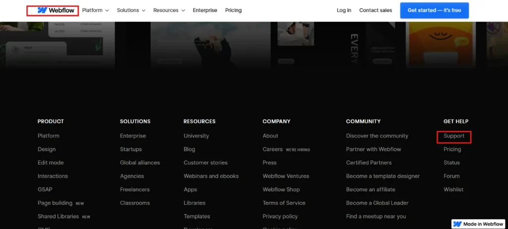 webflow