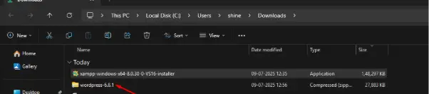 XAMPP htdocs folder