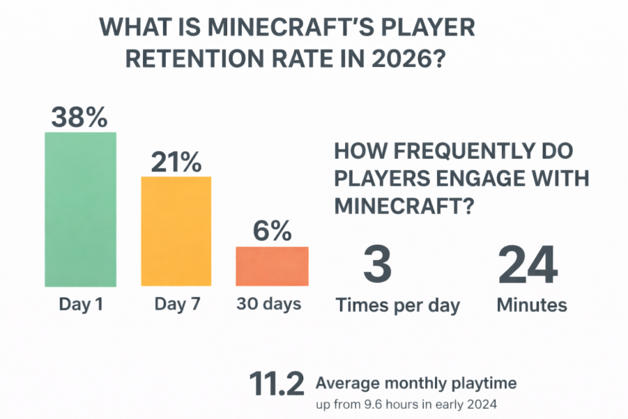 Minecraft Player Retention Rate
