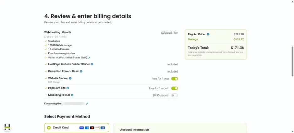 Hostinger Select Plan