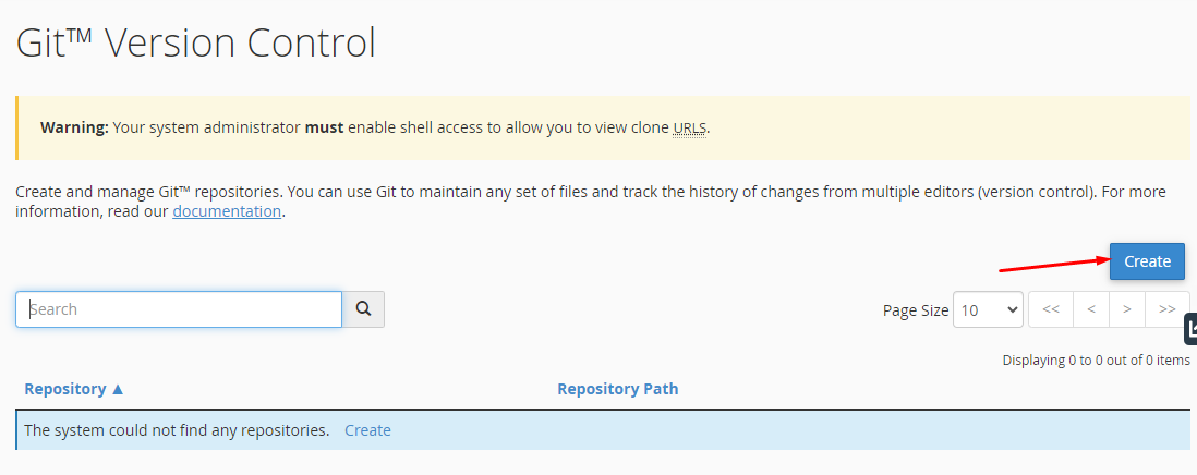 create new repository