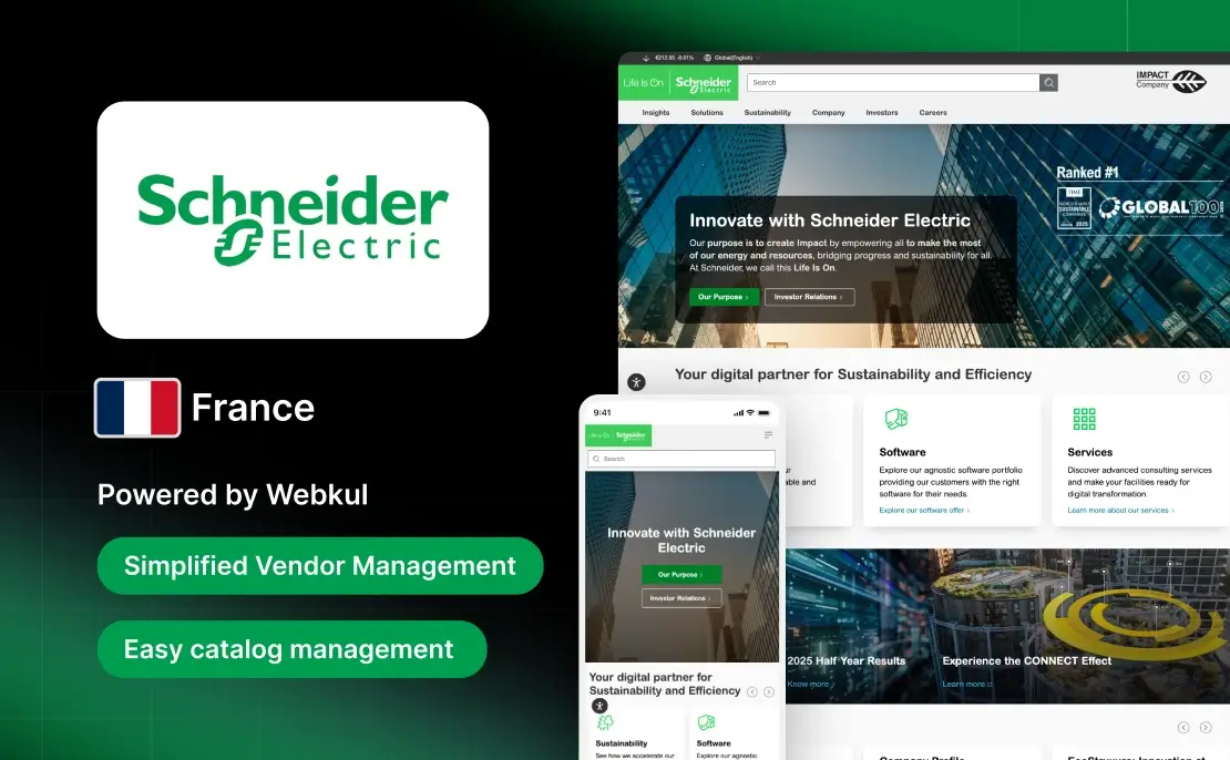 Enhancing Schneider Electric&rsquo;s E-commerce Strategy with Webkul Marketplace Solution
