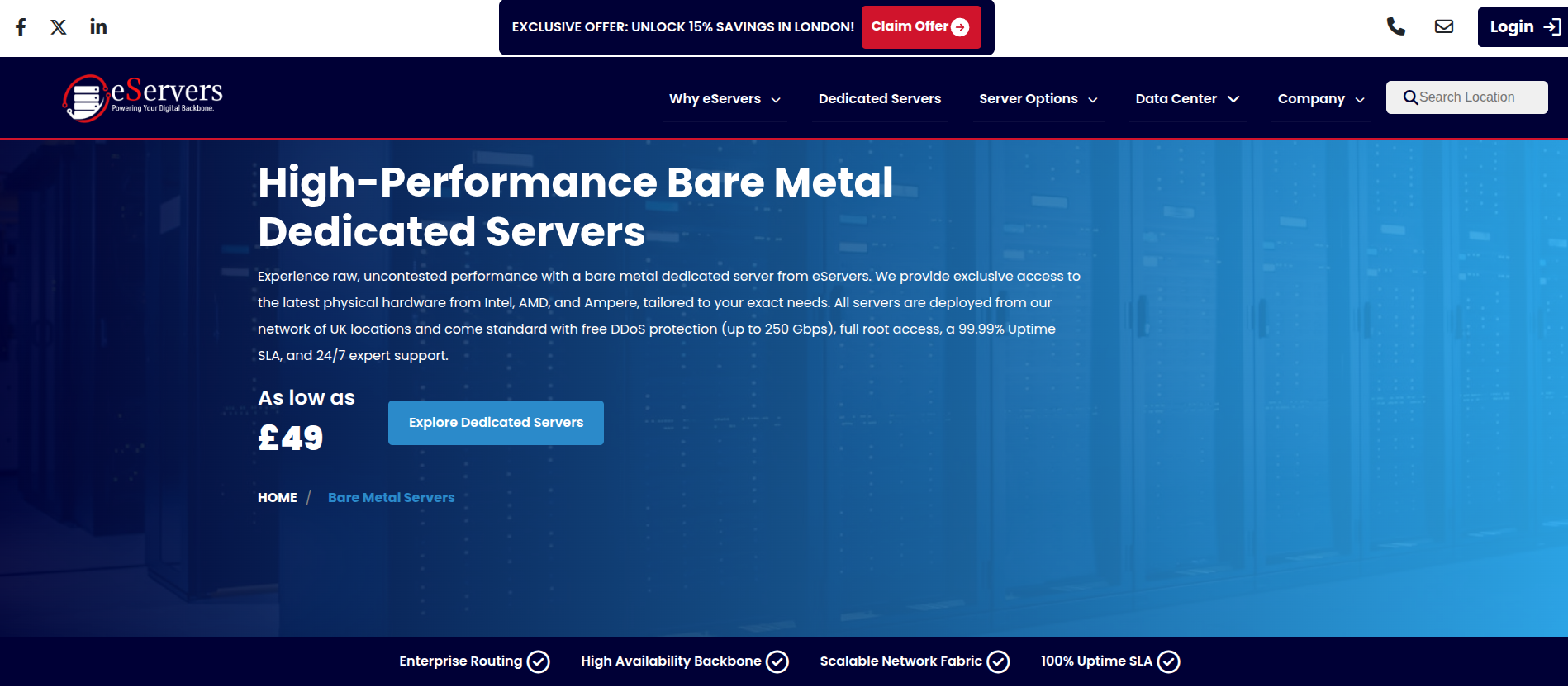 Enterprise Grade Dedicated Server Solutions