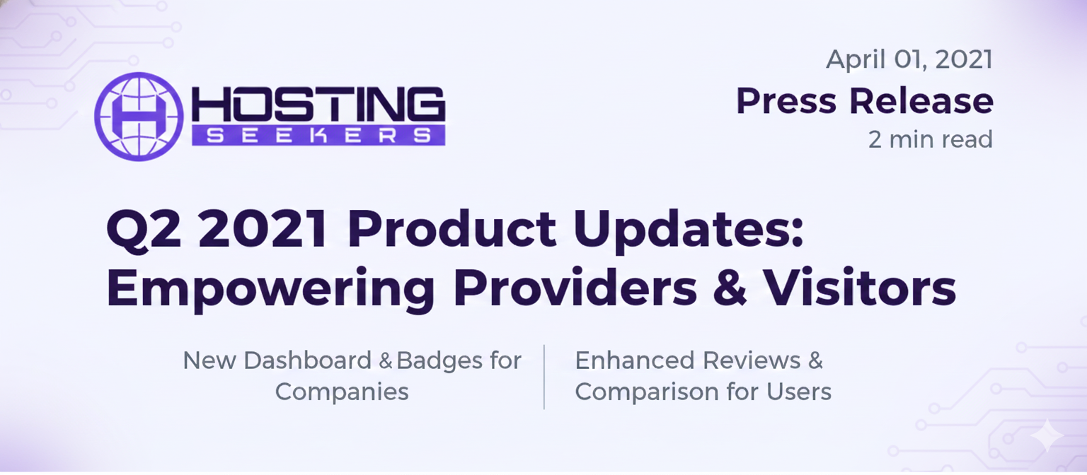 Have a question about HostingSeekers? Let's find you an answer.