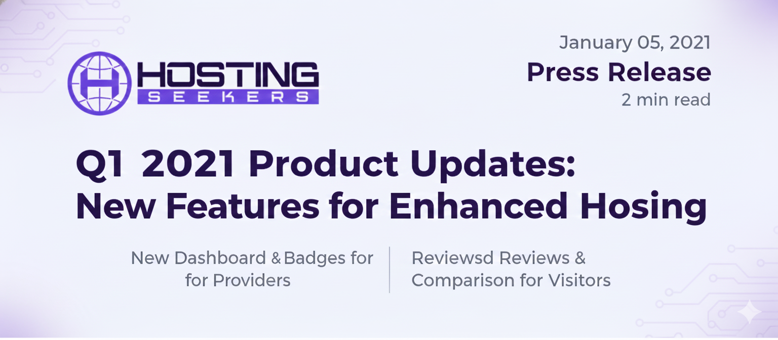 Have a question about HostingSeekers? Let's find you an answer.